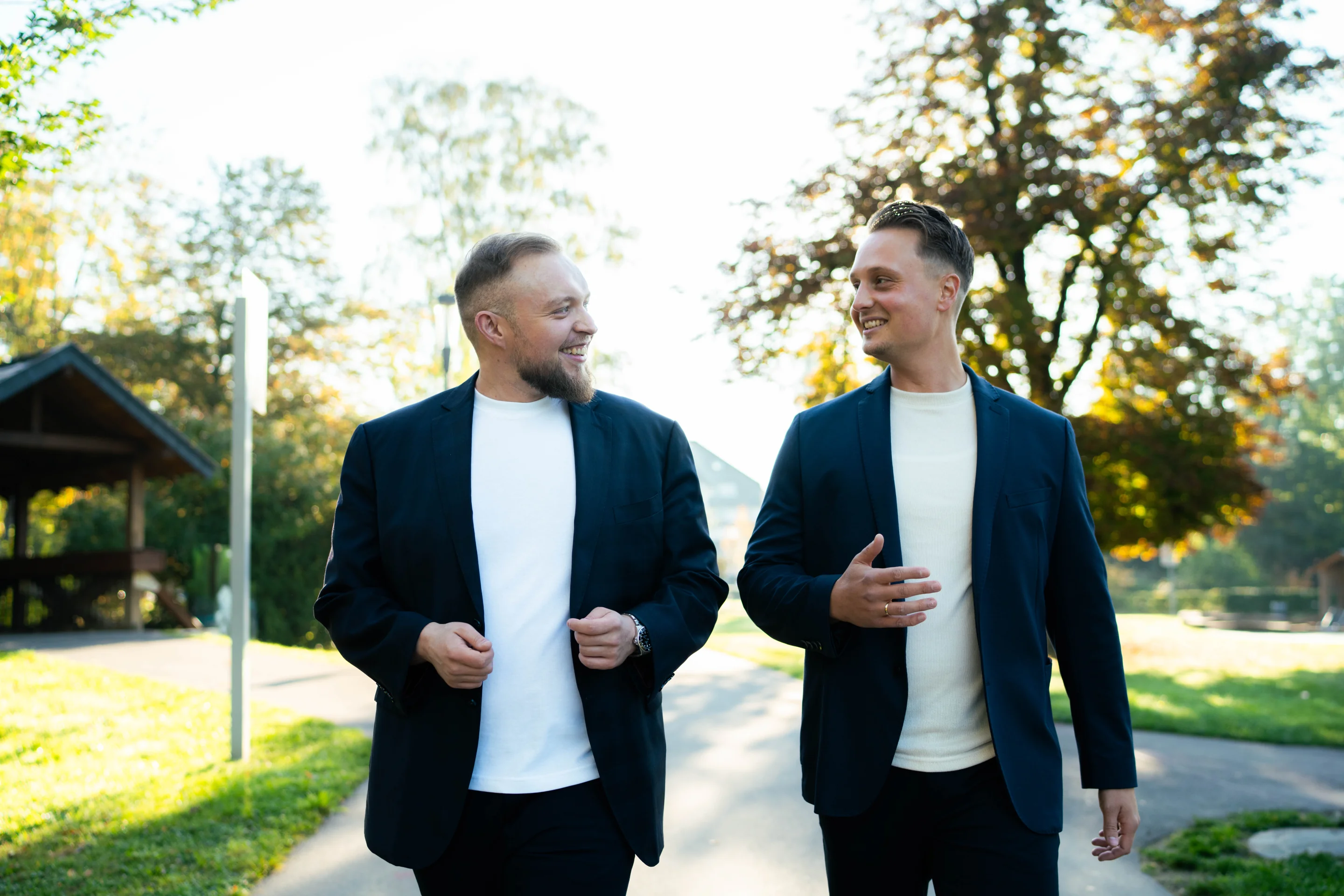 Jan Hermes und Felix Blum, Geschäftsführer der HBP Beratungsinstitut GmbH